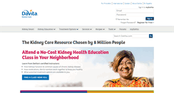 Desktop Screenshot of my.davita.com