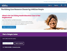 Tablet Screenshot of my.davita.com