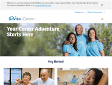 Tablet Screenshot of careers.davita.com